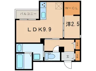 エミ-ル神宮【3階】の間取り