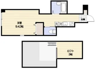 クラルテ荻窪【2階】の間取り