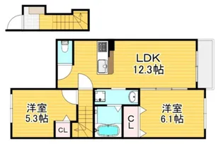 サザンテラス・ソレアードの間取り