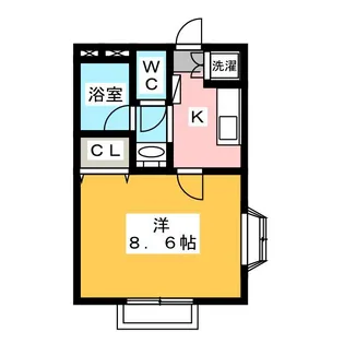 リブエール・アビテI【1階】の間取り