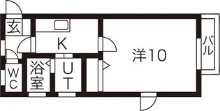 ウッド ベル(wood bell)【1階】の間取り