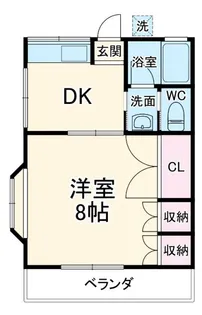 リバーサイド姫宮【2階】の間取り