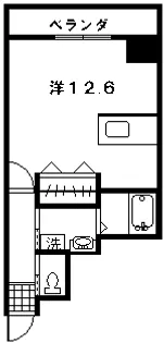 ハッピーマンション【2階】の間取り