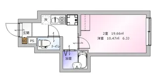 Reberty梅田【2階】の間取り