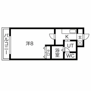 ルミエール新大阪【8階】の間取り