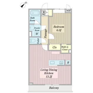 プルメリア【1階】の間取り