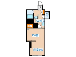 ノースシティアンザイ【4階】の間取り