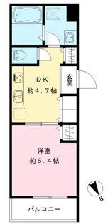 ルリエ目黒中央町【2階】の間取り