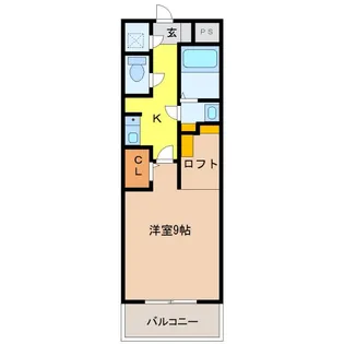 ルネスY.Y.【3階】の間取り