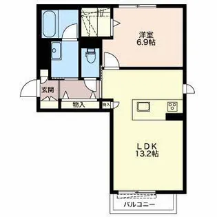 シャーメゾンM’s平和【2階】の間取り