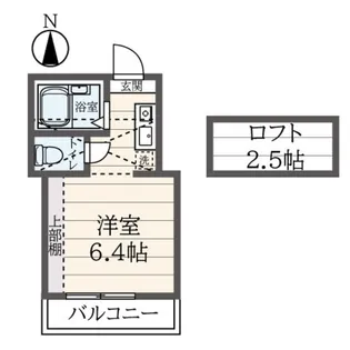 ハムステッド・ヒース【2階】の間取り
