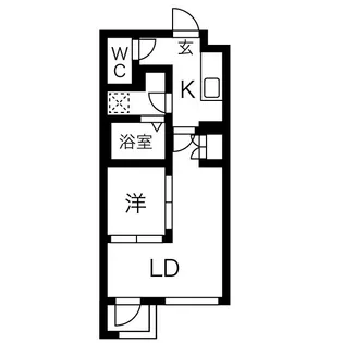 kinomori代々木上原【1階】の間取り