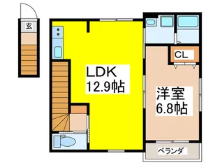シエル西荻北【2階】の間取り