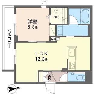 ヒルクレスト富士塚【1階】の間取り