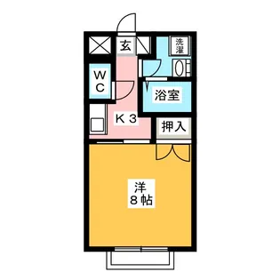 コーポみなもとや【3階】の間取り