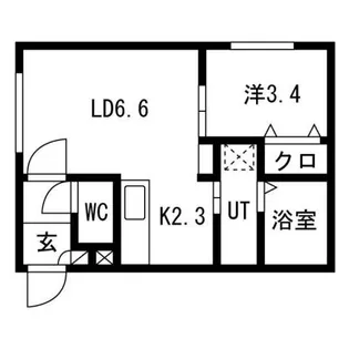 Ciel Serein円山 (シエルスラン円山)【3階】の間取り