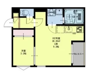 REGALEST PEAK【1階】の間取り
