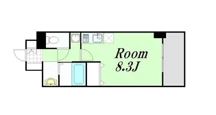 ウィスタリア新北野【3階】の間取り