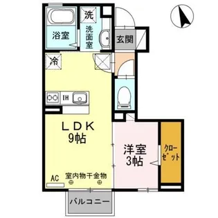 ディア コート II【2階】の間取り