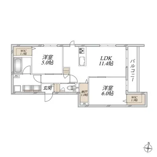 太康レジデンス・ノース【3階】の間取り