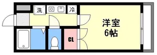 サンライズ草津南【5階】の間取り