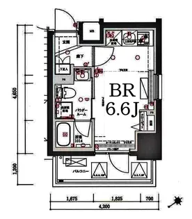 アゼスト横濱吉野町【10階】の間取り