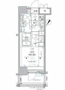 ベルグレード川崎AZ【4階】の間取り