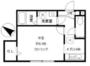 オリーブコート【2階】の間取り