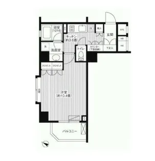 グランハイツ代々木【10階】の間取り