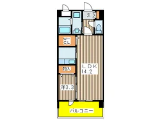 プレシャス【6階】の間取り