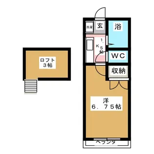 セラヴィ福室A【2階】の間取り