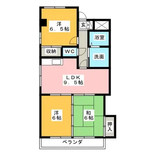 グランデールAS【3階】の間取り