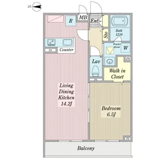 シュエット【1階】の間取り