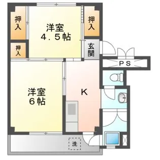 ビレッジハウス笠原2号棟【3階】の間取り