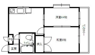 シティコーポパルナス東村山Part5【2階】の間取り