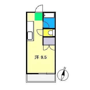 コーポMIKI I南棟【2階】の間取り