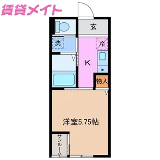 FOREST COURT SOUTH【2階】の間取り