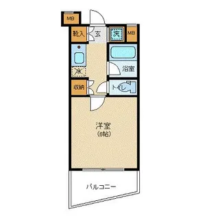 ジェイパークステーション田町【2階】の間取り