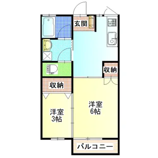 サンコーポ【1階】の間取り