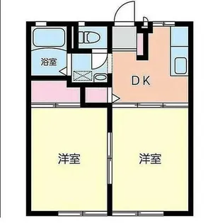 ペアトゥリーヒルズ【1階】の間取り