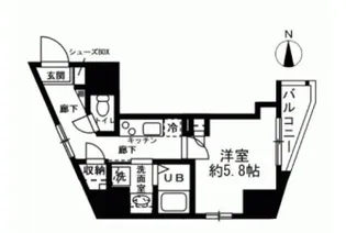 OVERC-II【5階】の間取り