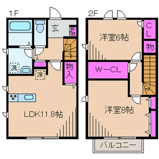 CREST Bの間取り