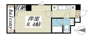 K・HIROO【8階】の間取り
