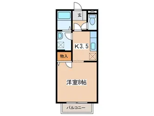 ハウスM【2階】の間取り