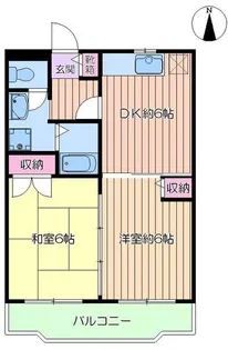 ファミール西葛西【4階】の間取り