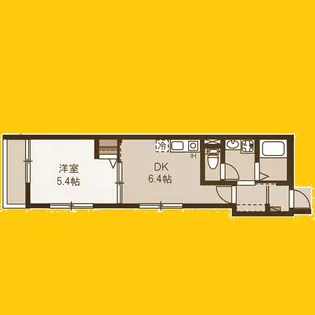 ベルメゾン横浜小机【3階】の間取り