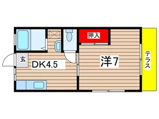 ヴィラセレン【2階】の間取り