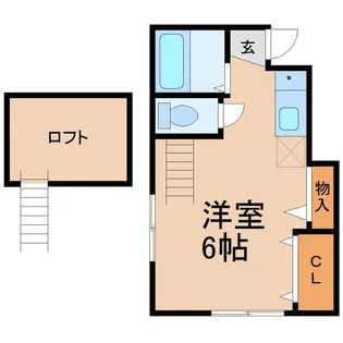 ソレイユワシオ六番館【2階】の間取り