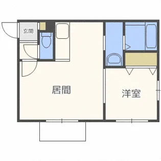 グランディール二十四軒【4階】の間取り