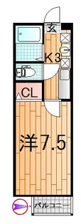 エクセルさくら【2階】の間取り
